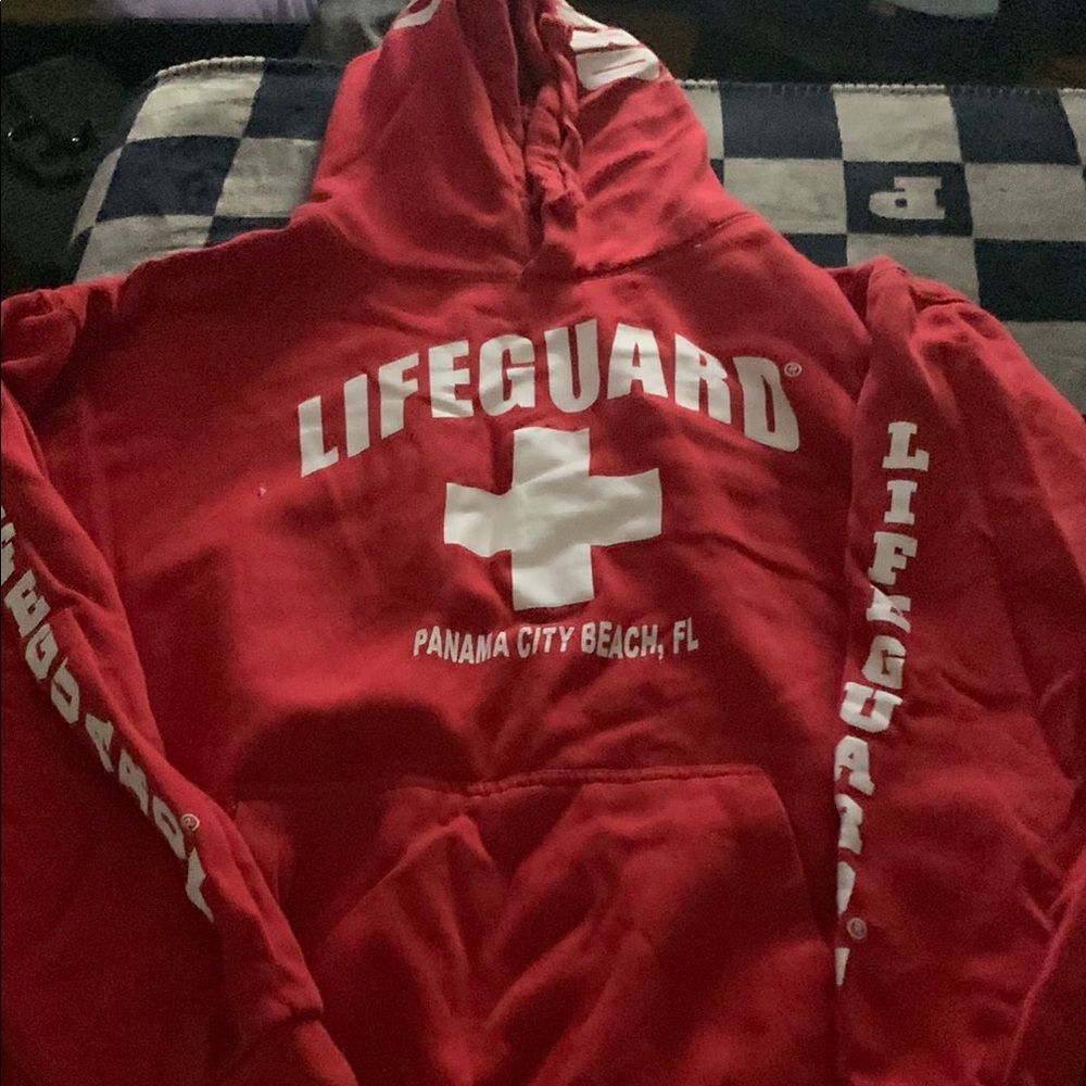 Red Lifeguard Hoodie